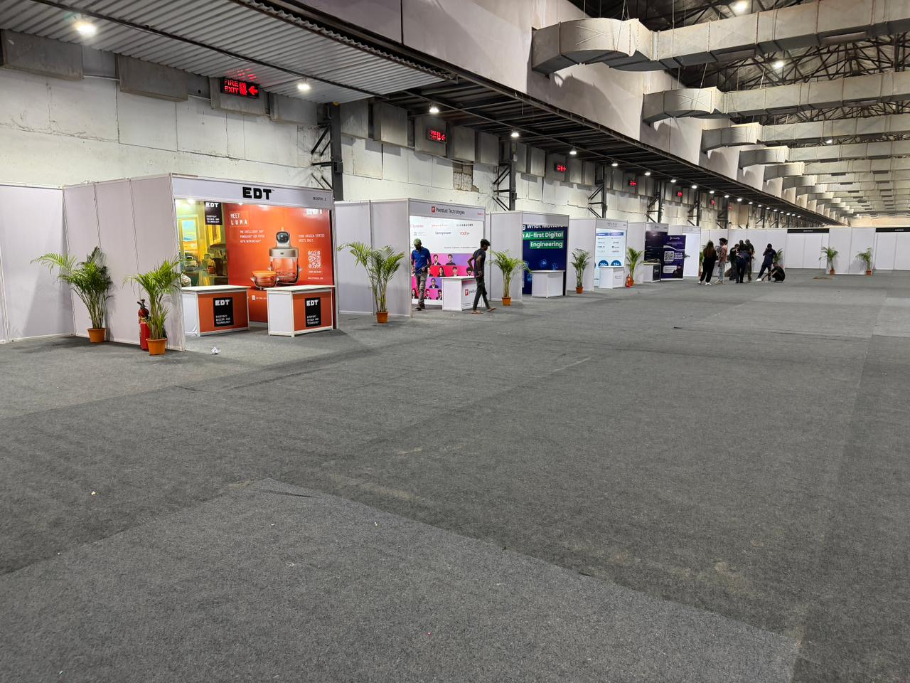 Octonorm Exhibition Row Scheme